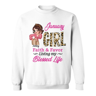 Leopard Sassy Girl Birthday Gift Custom Sweatshirt - Gift - Thegiftio UK