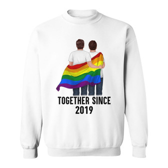LGBT Couples Together Since Custom Sweatshirt - Gift for Him - Thegiftio UK