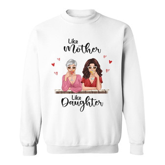 Like Mother Like Daughter Drinking Cocktail Girls Custom - Thegiftio UK