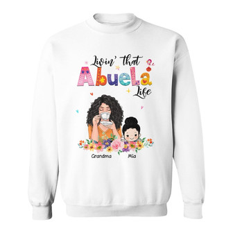 Livin That Grandma Life Coffee Girl Custom Sweatshirt - Gift - Thegiftio UK