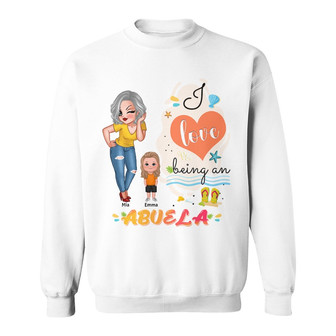 Love Being A Mimi Grandma Doll Summer Custom Sweatshirt - Gift - Thegiftio UK