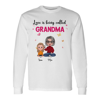 Love Is Being Called Doll Grandma Custom Shirt - Thegiftio UK