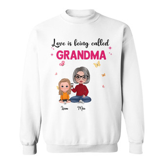 Love Is Being Called Doll Grandma Custom Shirt - Thegiftio UK