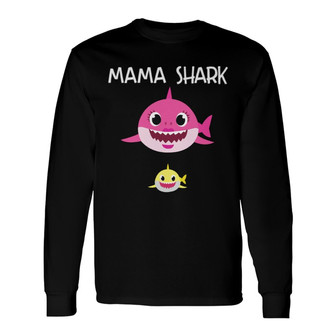 Mama Shark Autism Personalized Long Sleeve Shirt - Gift for Mom - Thegiftio UK
