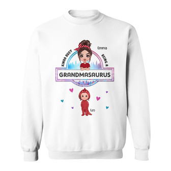 Mamasaurus Grandmasaurus Custom Sweatshirt - Mother's Day Gift - Thegiftio UK