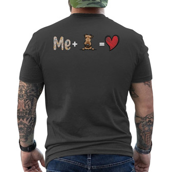 Me And Dog Is Love Custom Back Print T-Shirt - Gift for Dog Lovers - Thegiftio UK