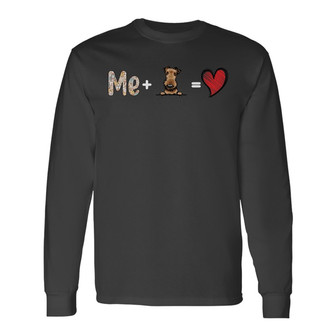 Me And Dog Is Love Custom Long Sleeve Shirt - Gift for Dog Lovers - Thegiftio UK
