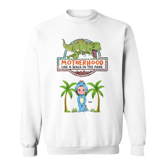 Motherhood Mom Grandma Dinosaur Costume Custom Sweatshirt - Thegiftio UK