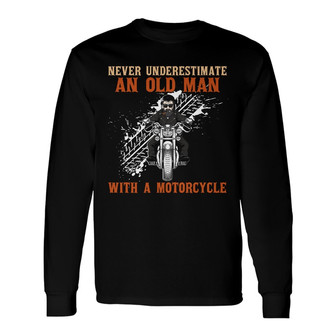 Never Underestimate An Old Man With Motorcycle Custom - Thegiftio UK