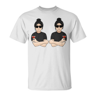 Not Sisters By Birth But Sisters By Heart Custom T Shirt - Thegiftio UK