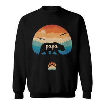 Papa Bear Personalized Sweatshirt - Father's Day Gift for Dad - Thegiftio UK