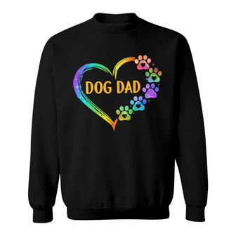 Paws Heart Personalized Sweatshirt - Gift for Dog Lovers - Thegiftio UK