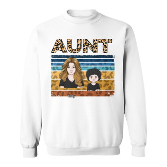 Personalized Aunt Like A Mom Sweatshirt - Thegiftio UK