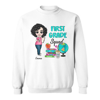 Personalized Back To School Teacher Squad Sweatshirt - Thegiftio UK
