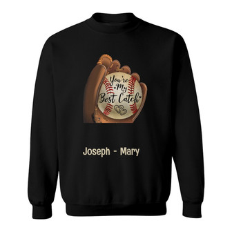 Personalized Baseball Couple Sweatshirt - Thegiftio UK