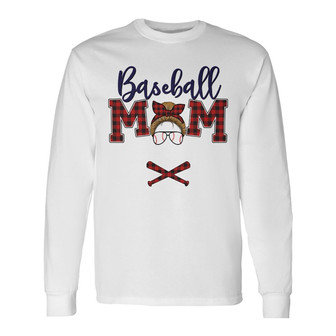 Personalized Baseball Mom Grandma Long Sleeve Shirt - Thegiftio UK