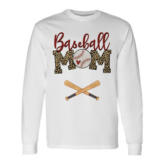 Personalized Baseball Softball Mom Long Sleeve Shirt - Thegiftio UK