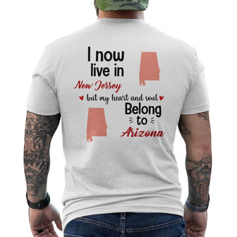 Personalized Belong To Born And Live Back Print T-Shirt - Thegiftio UK