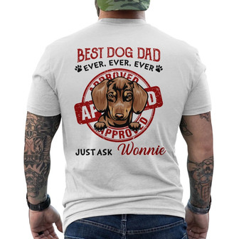 Personalized Best Dog Mom Ever Back Print T-Shirt - Thegiftio UK
