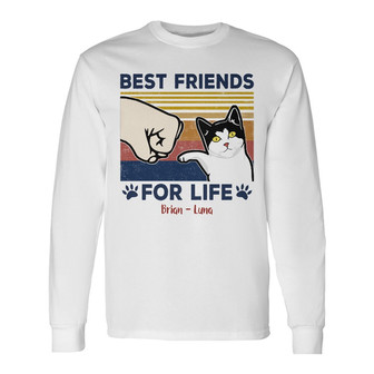 Personalized Best Friend For Life Long Sleeve Shirt - Thegiftio UK