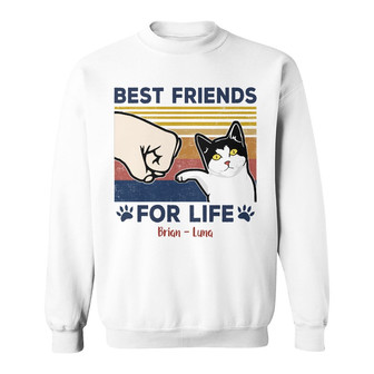 Personalized Best Friend For Life Sweatshirt - Thegiftio UK