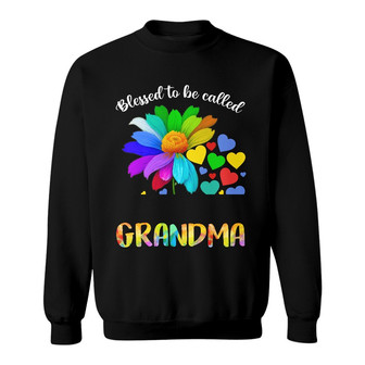 Personalized Blessed To Be Called Mom Grandma Sweatshirt - Thegiftio UK