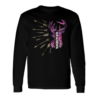 Personalized Bow Hunting Dad Grandpa Long Sleeve Shirt - Thegiftio UK