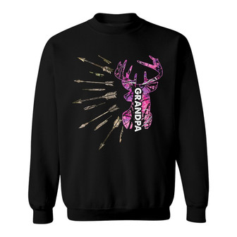 Personalized Bow Hunting Dad Grandpa Sweatshirt - Thegiftio UK
