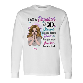 Personalized BWA Daughter Of God Long Sleeve Shirt - Thegiftio UK