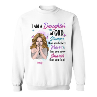 Personalized BWA Daughter Of God Sweatshirt - Thegiftio UK