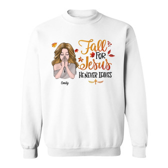 Personalized BWA Fall For Jesus Sweatshirt - Thegiftio UK