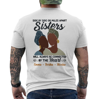 Personalized BWA Friends Back Print T-Shirt - Thegiftio UK