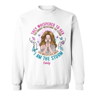 Personalized BWA I Am The Storm Sweatshirt - Thegiftio UK