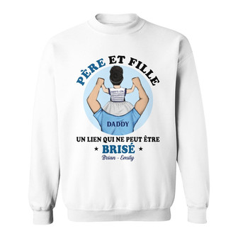 Personalized BWA Père Et Fille Sweatshirt - Thegiftio UK