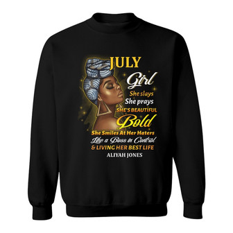 Personalized BWA She Prays Sweatshirt - Thegiftio UK