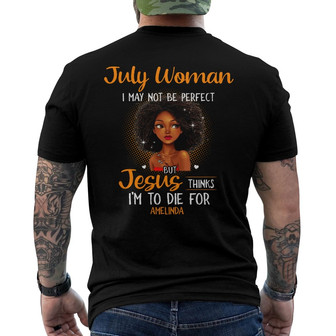 Personalized BWA Something To Die For Back Print T-Shirt - Thegiftio UK