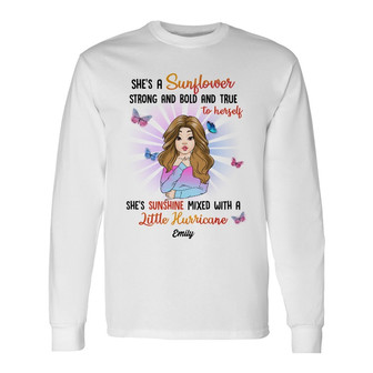 Personalized BWA Sunshine Hurricane Long Sleeve Shirt - Thegiftio UK