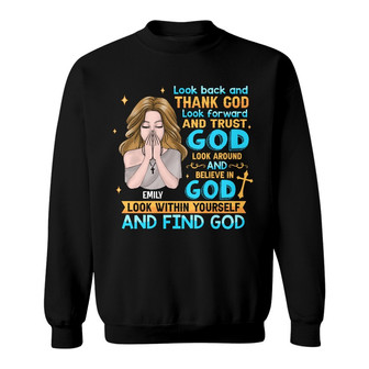 Personalized BWA Thank God Sweatshirt - Thegiftio UK