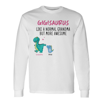 Personalized Call Me Grandma Long Sleeve Shirt - Thegiftio UK