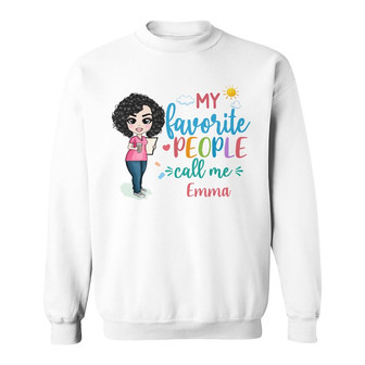 Personalized Call Me Teacher Back To School Sweatshirt - Thegiftio UK