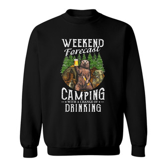 Personalized Camping Bear Sweatshirt - Thegiftio UK