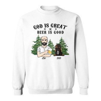 Personalized Camping Dog Dad People Are Crazy Sweatshirt - Thegiftio UK