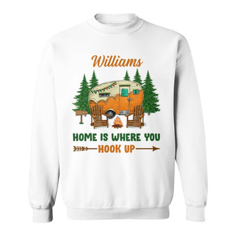 Personalized Camping Family White Sweatshirt - Thegiftio UK