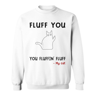 Personalized Cat Fluffing Sweatshirt - Thegiftio UK