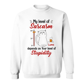 Personalized Cat Funny Sweatshirt - Thegiftio UK