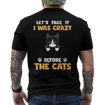 Personalized Cat Lovers Back Print T-Shirt - Thegiftio UK