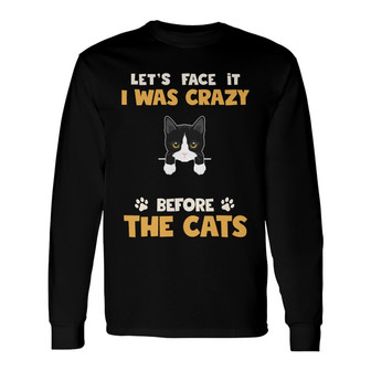 Personalized Cat Lovers Long Sleeve Shirt - Thegiftio UK