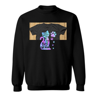 Personalized Cat Mom Happy Mother's Day Sweatshirt - Thegiftio UK