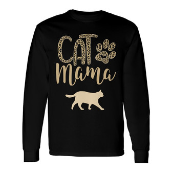 Personalized Cat Mom Long Sleeve Shirt - Thegiftio UK