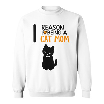 Personalized Cat Mom White Sweatshirt - Thegiftio UK